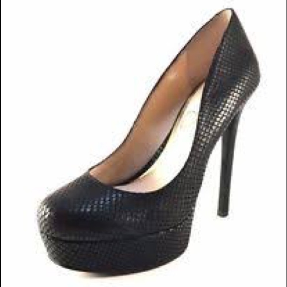 Jessica Simpson Platform Snakeskin Pumps